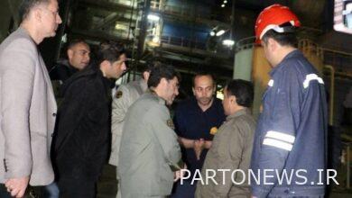 The night visit of the head of the environmental organization to the Montazer Qaim power plant/ the lack of diesel fuel burning in the power plant was confirmed.