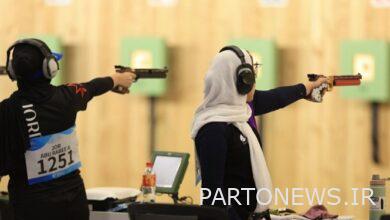 National championship pistol  Yassi stood in first place and Hosseini was second