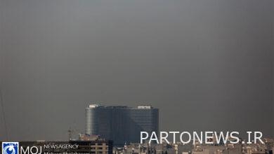Tehran air quality 2nd of 1402 / Tehran air quality index is 140 and unhealthy