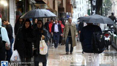 It rains intermittently in Tehran until Monday