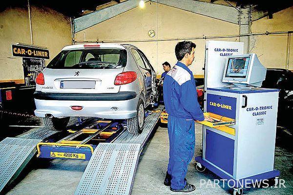 A car technical inspection center in Tehran was sealed