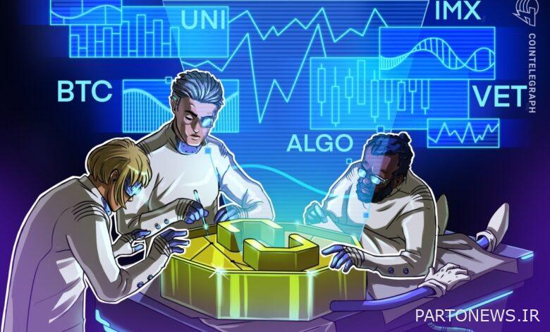 بیت کوین تلاش می کند تا 38 هزار دلار را برای حمایت از خود برگرداند، در حالی که UNI، IMX، VET و ALGO هدفشان افزایش قیمت است.