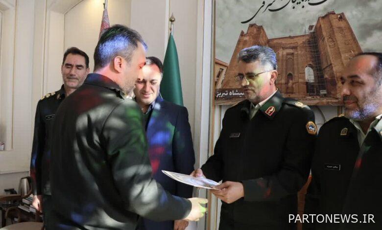 The appointment of the new commander of the protection unit of East Azarbaijan province