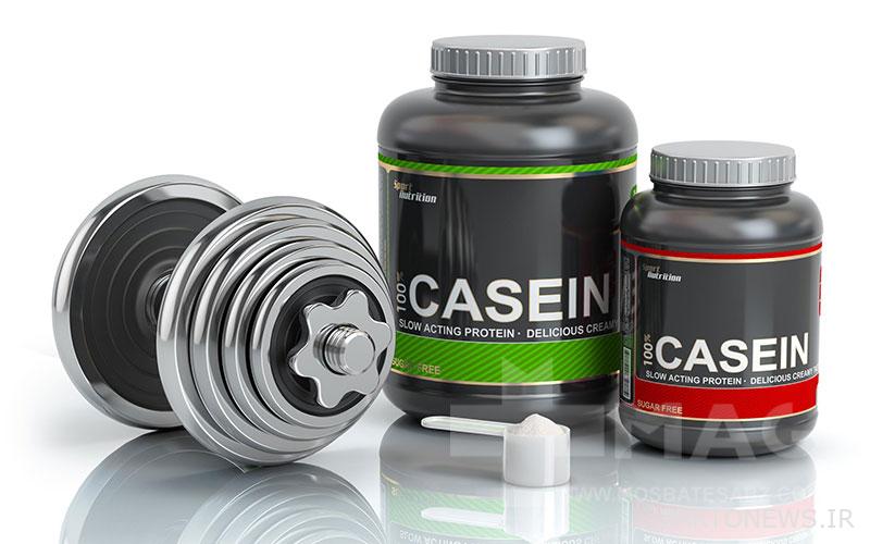 Casein supplement before bed