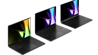 LG laptops were introduced in four different sizes