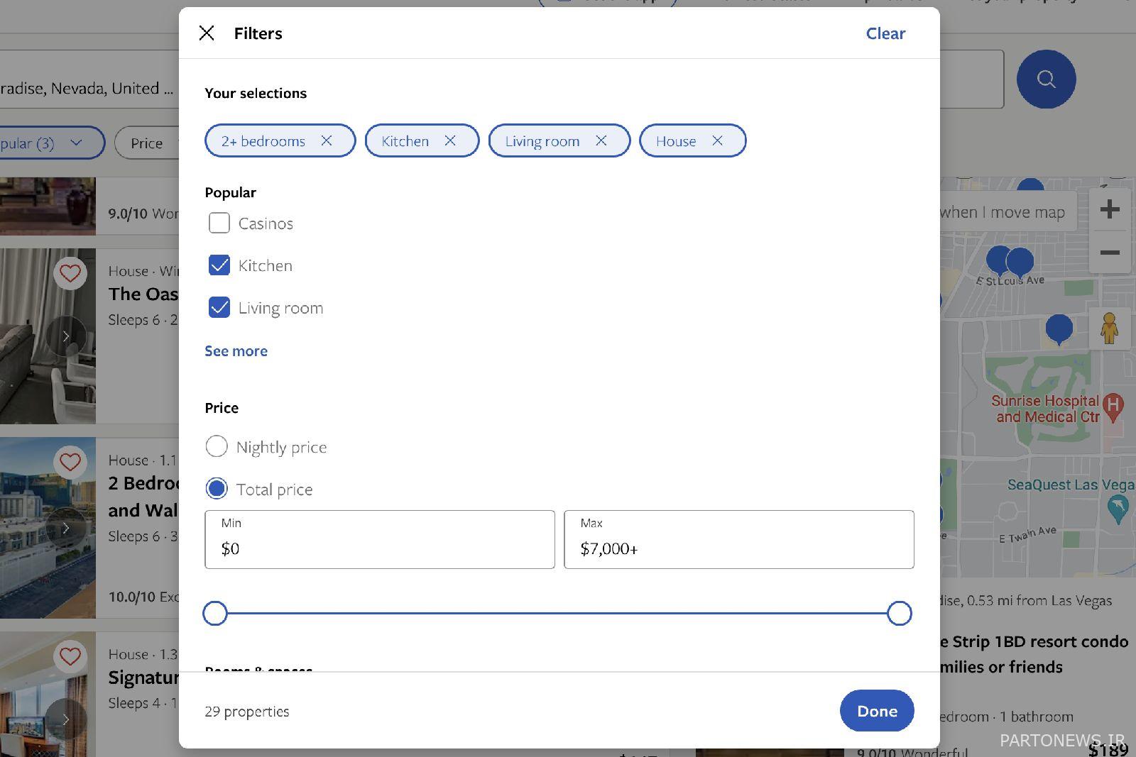 vrbo-فیلترها