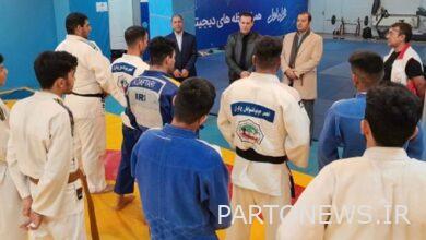 زيارة ميراسمايلي لتدريب المنتخب الوطني للجودو للصم