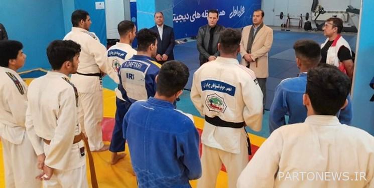 Mirasmaili's visit to the training of the deaf national judo team