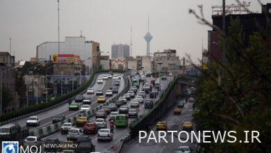 Scattered rain and air pollution waiting for Tehran