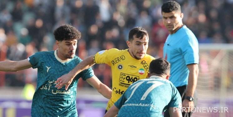 Sepahan's complaint against the referee and assistant referee of the match with Shams-Azer