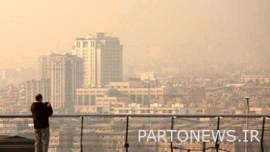 Tehran's air quality on 12 December 1402 / Tehran's air quality index is at 146 and unhealthy