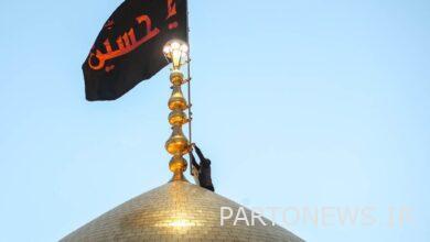 Qom was covered in black in mourning for martyrs of Kerman