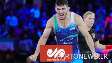 The video of Nakhodi's mighty victory against the Georgian opponent and winning the gold medal - Mehr news agency  Iran and world's news