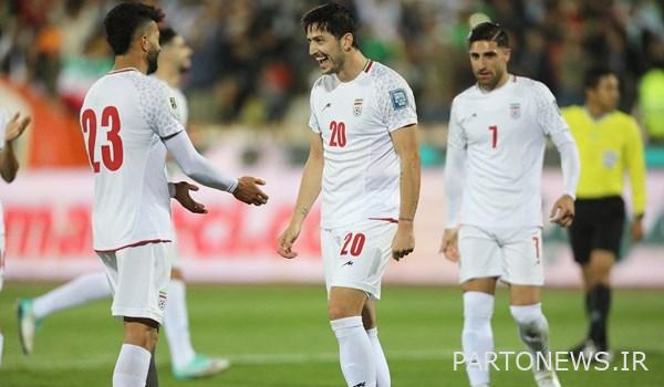 movie |  Iran's fourth goal against Palestine by Azmon