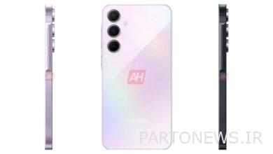 The new renders of the Galaxy A55 show its metal frame