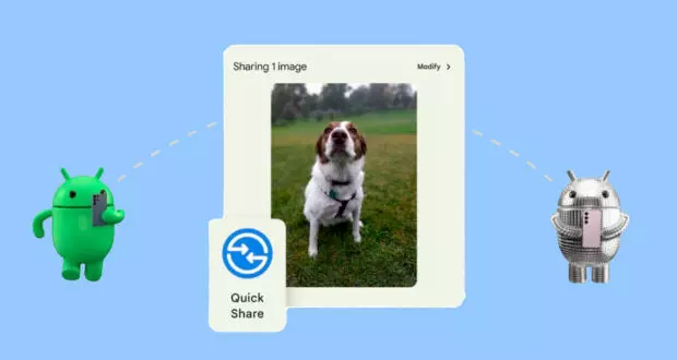 مشاركة سريعة للاندرويد
