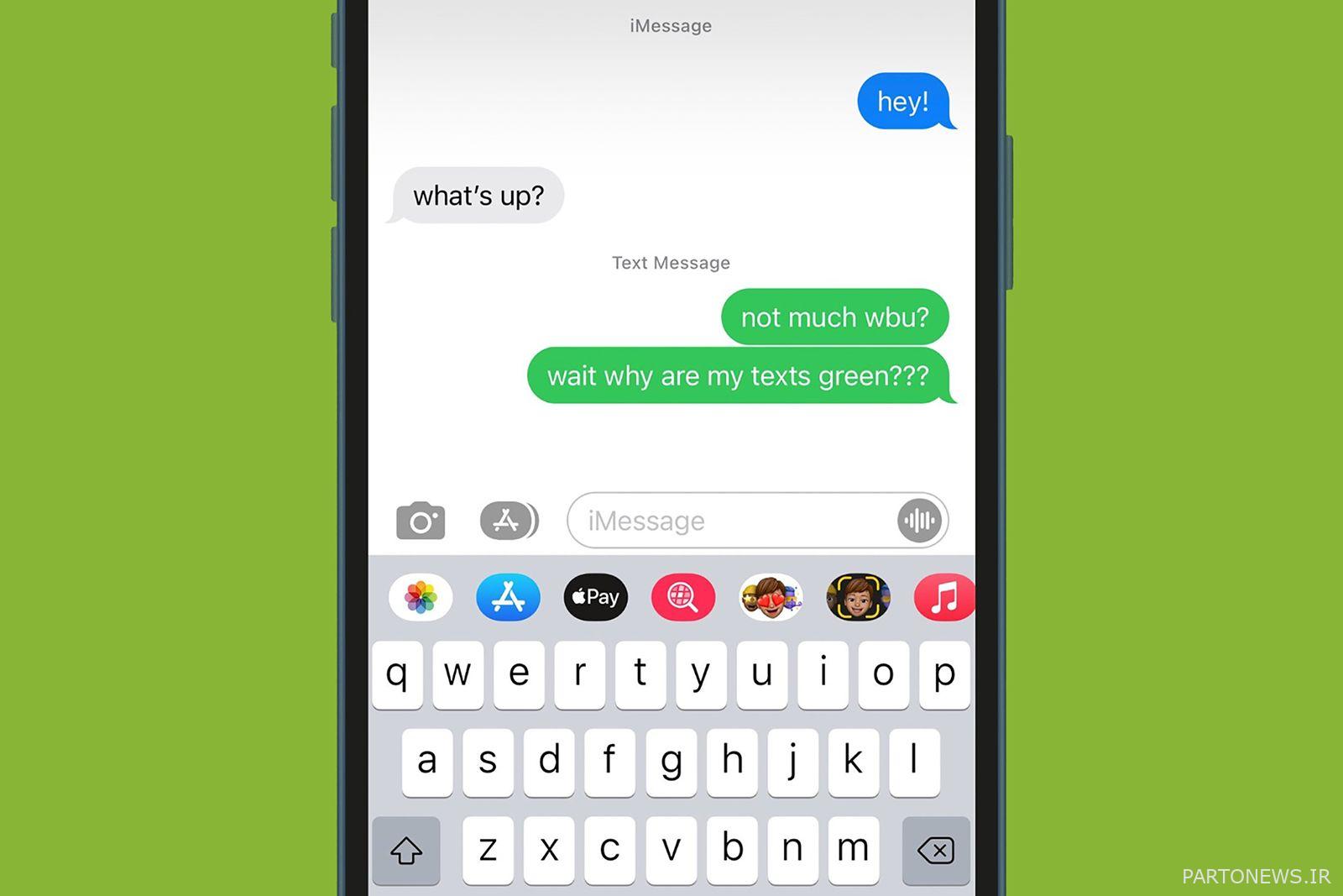 حباب های سبز در مقابل حباب های آبی