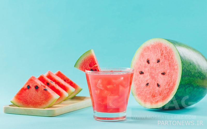 Watermelon juice against heartburn