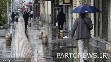 وتدخل منظومة أمطار باردة إلى البلاد من شمال غرب البلاد