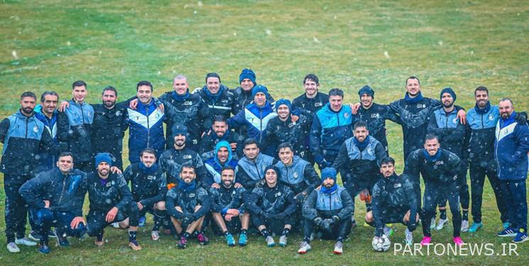 Snow canceled the friendly game, Esteghlal went to the hall