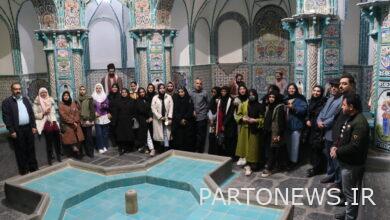 Visit of foreign students to the Four Seasons Museum of Arak