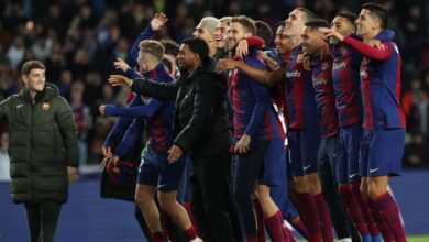 بازگشت بارسلونا به مرحله یک چهارم نهایی لیگ قهرمانان اروپا پس از پیروزی 3-1 مقابل ناپولی |  اخبار فوتبال