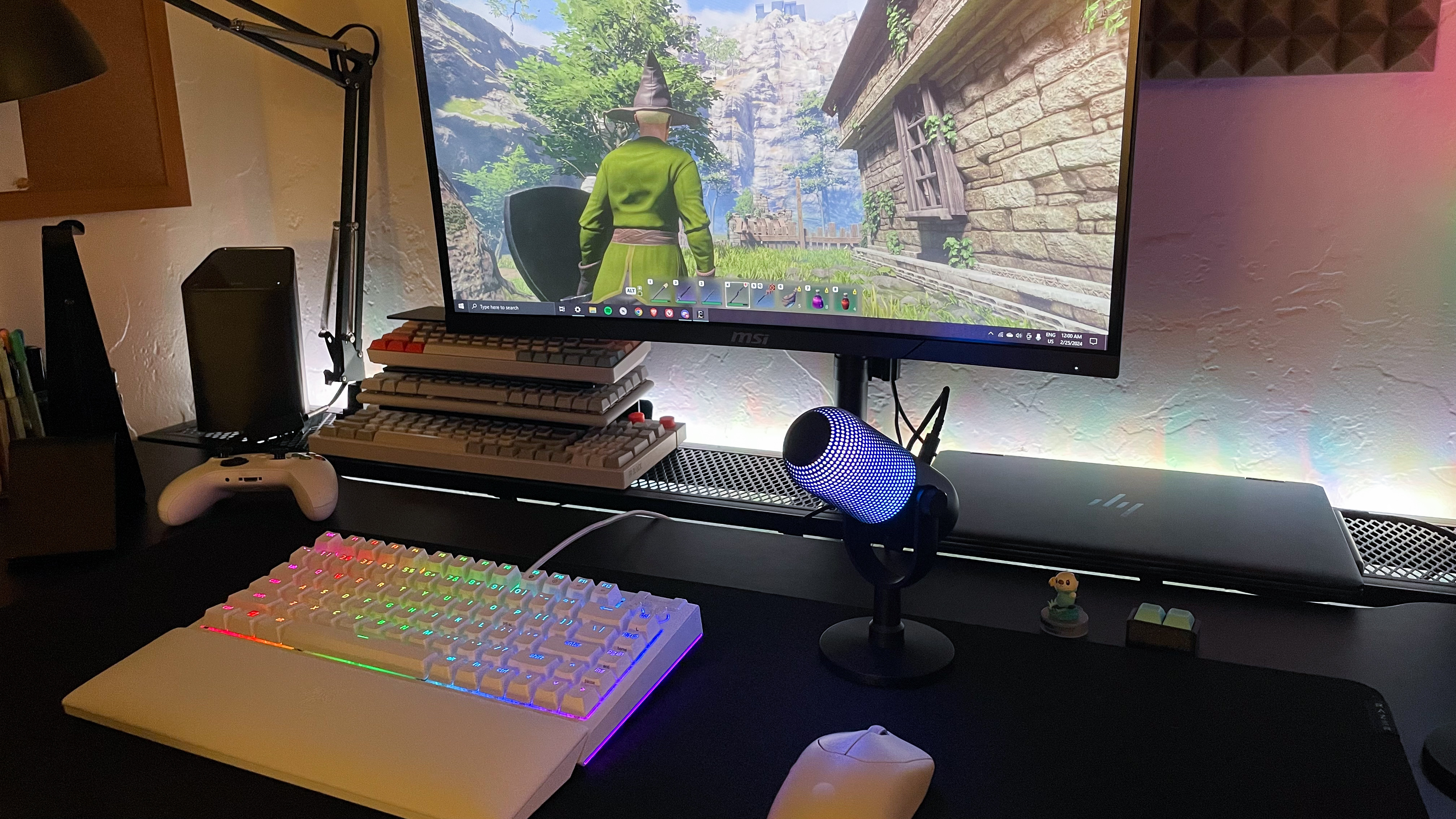Razer Seiren V3 Chroma در عمل با Enshrouded