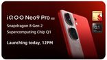 بهترین گوشی هوشمند میان رده پریمیوم هند؟ فروش iQOO Neo 9 Pro از طریق آمازون پخش می شود
