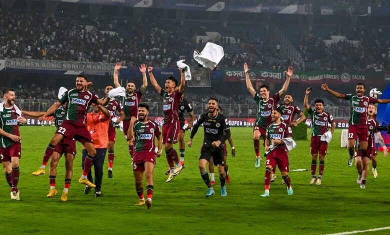 ISL League Shield: گل های لیستون کولاکو و جیسون کامینگز، پیروزی 2-1 موهون باگان در برابر بمبئی سیتی را رقم زد | اخبار فوتبال