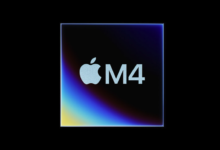 Official Apple M4 chip marketing image