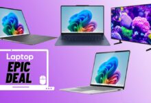 Dell, Lenovo, and Microsoft AI laptops with Samsung 4K TV