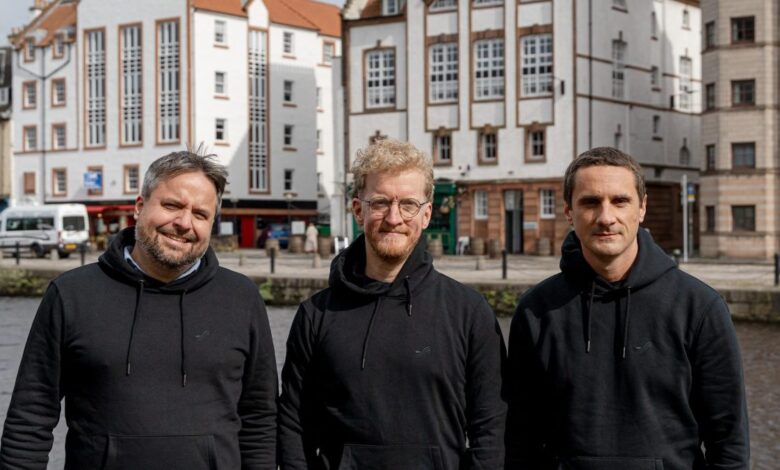 Wordsmith founders: Robbie Falkenthal (left), Ross McNairn (middle), Volodymyr Giginiak (right)