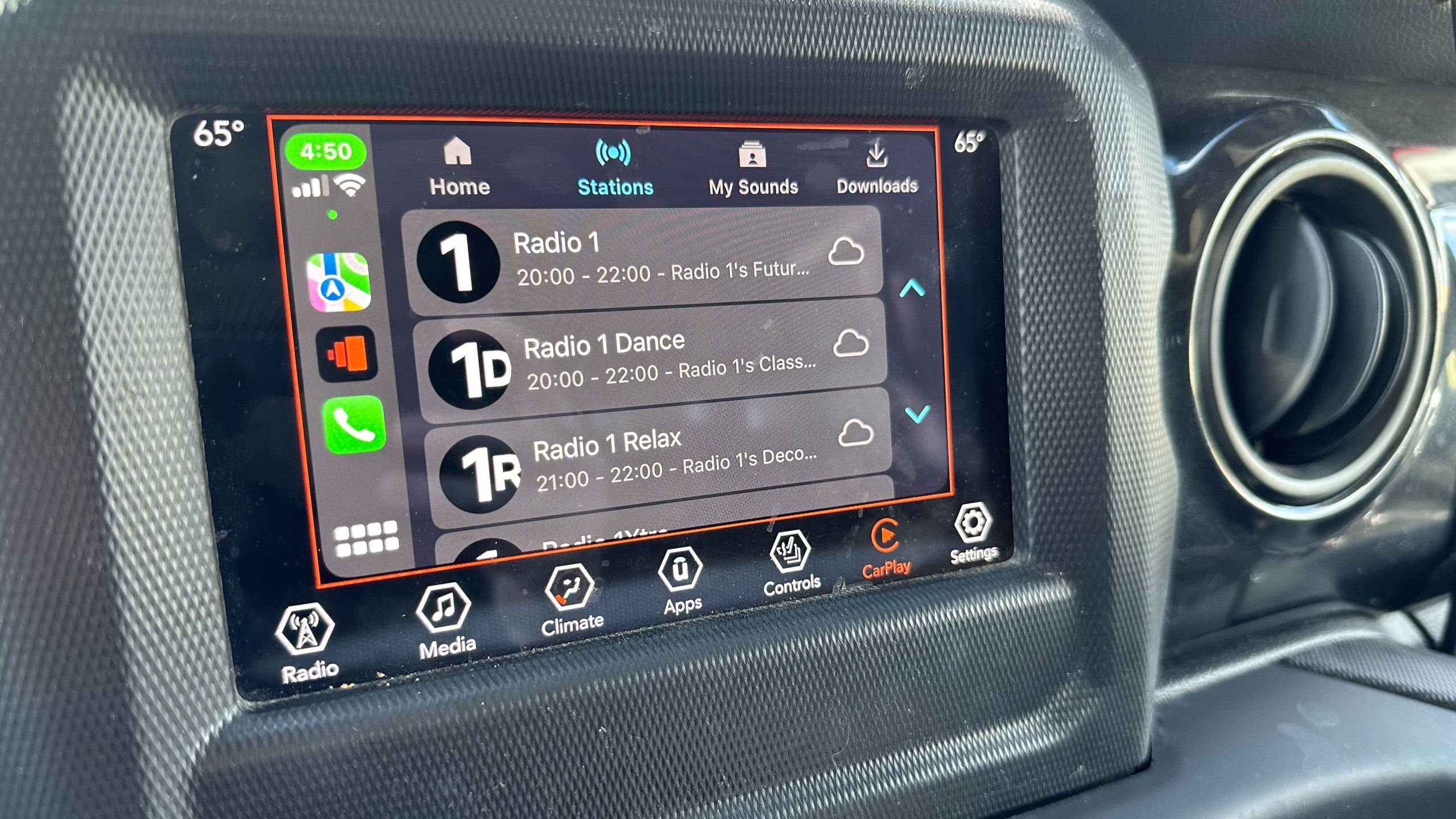 برنامه بی بی سی در CarPlay