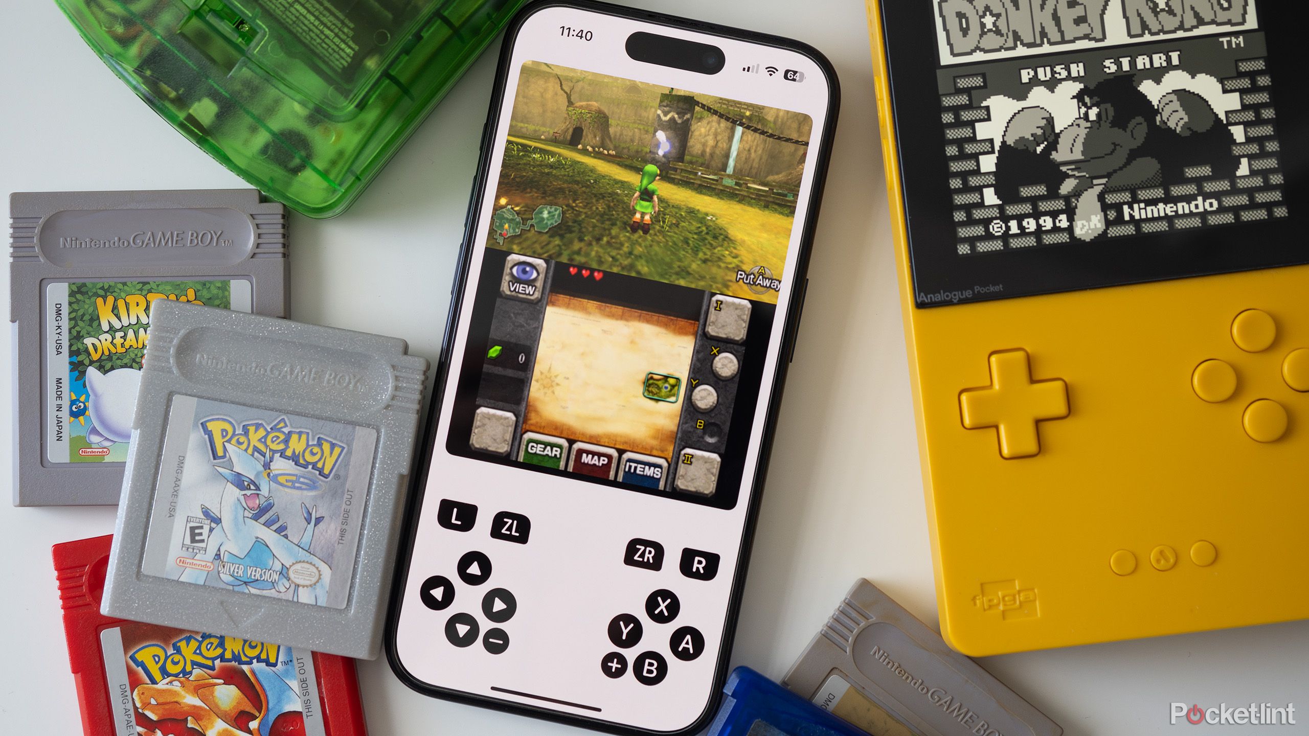 Ocarina of time اجرا روی Folium در iPhone 15 Pro