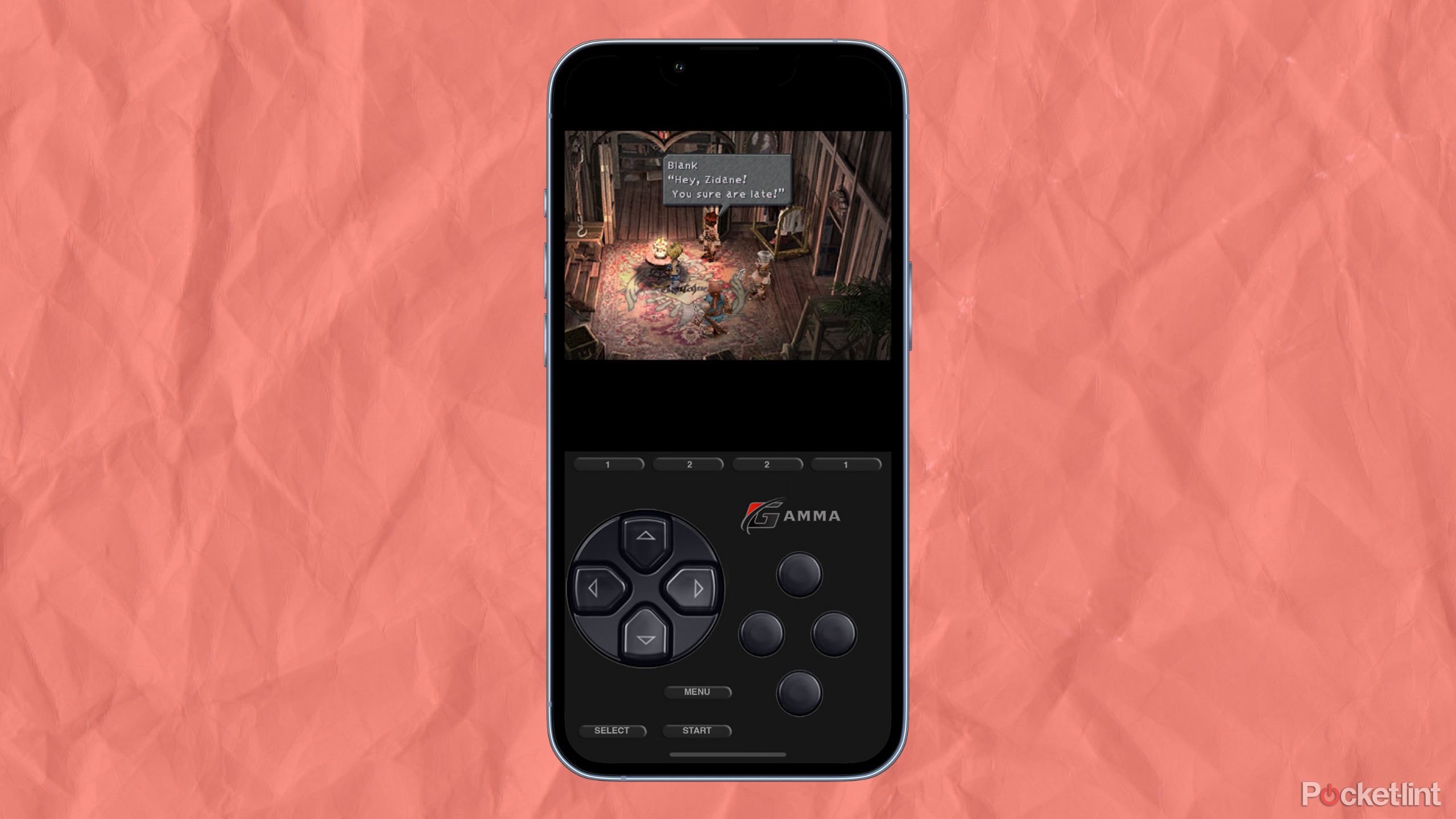 Final Fantasy 9 شبیه سازی شده در آیفون.
