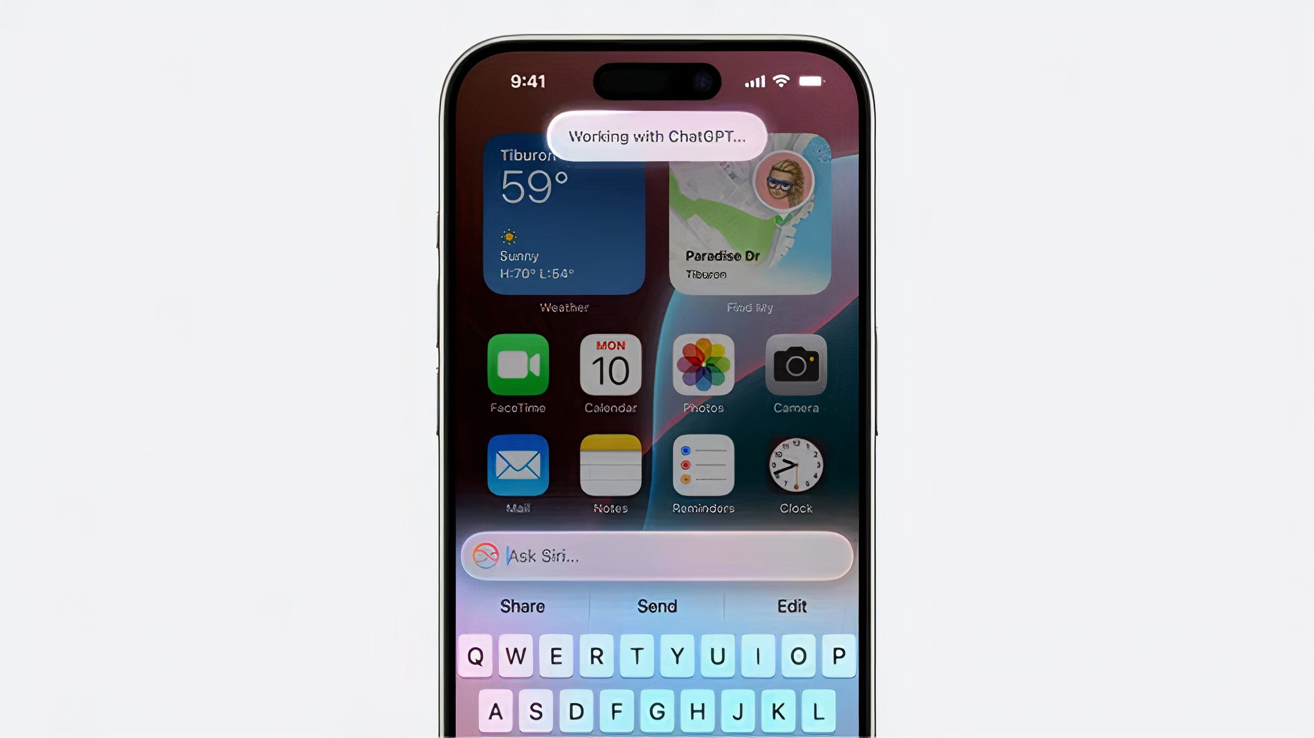 سیری از chatgpt در iOS 18 سوال می کند