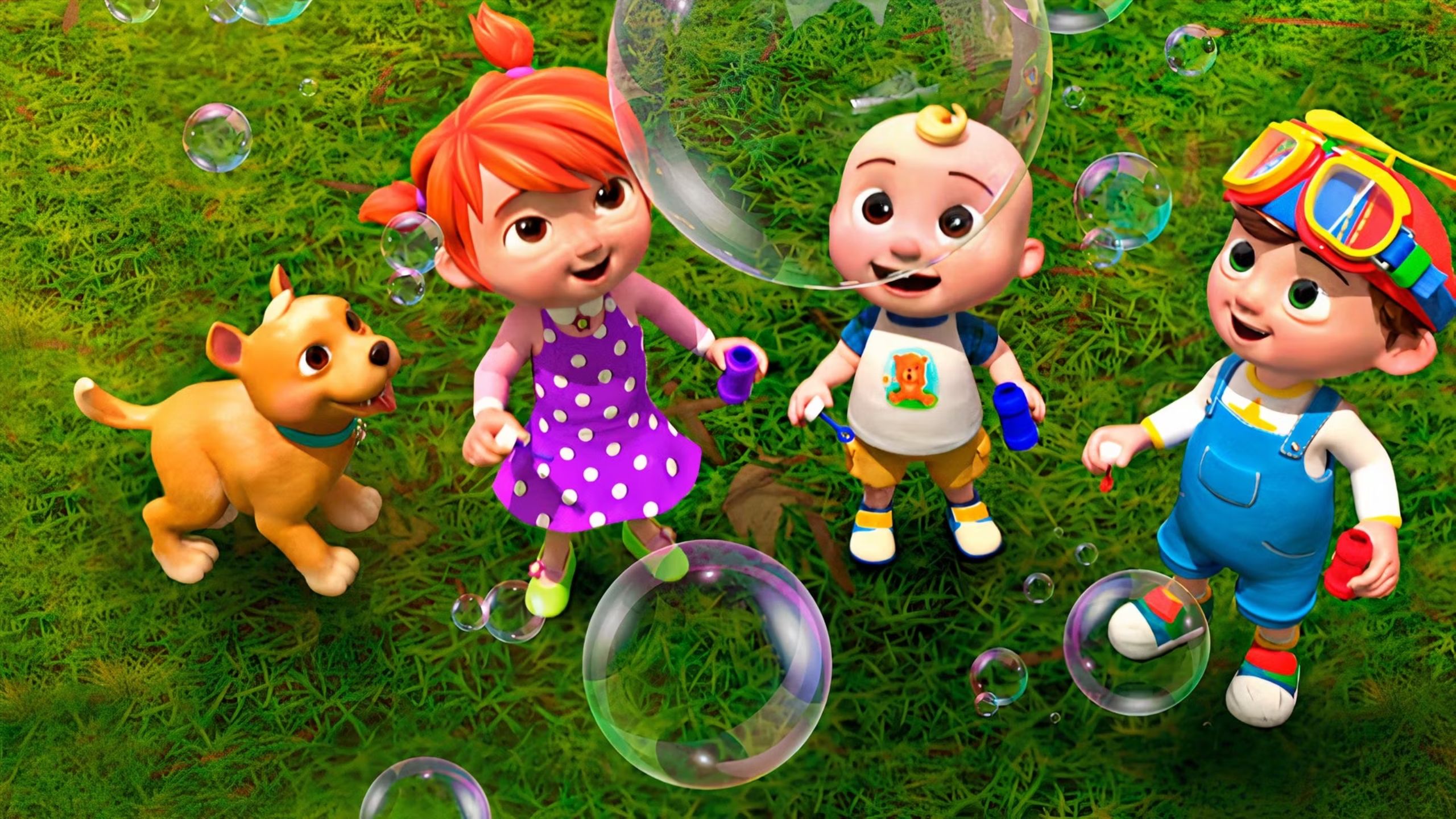 شخصیت های تلویزیون کوکاملون با حباب