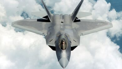 F-22 fighter jet