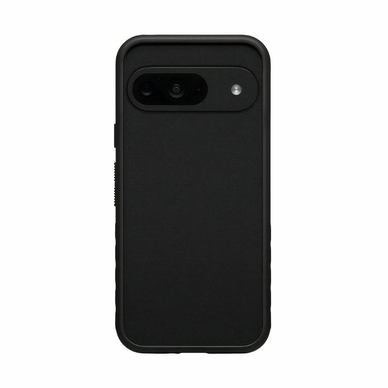 یک قاب دستگیره مات و مشکی برای Pixel 9.