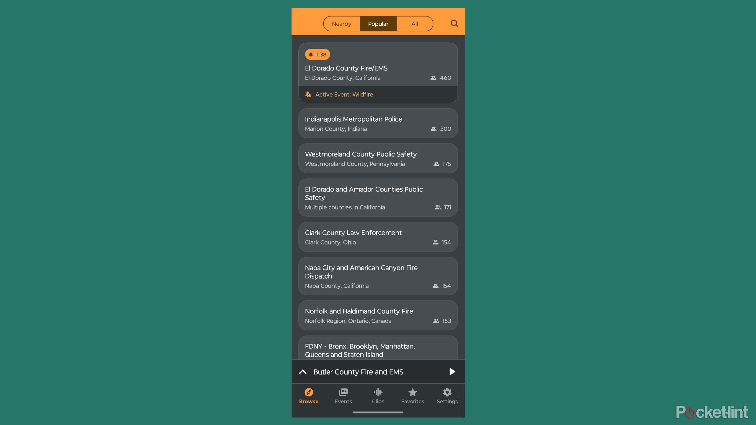Screen Shot Scanner Police در اندروید