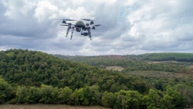 An unmanned aerial vehicles (UAV/drone)