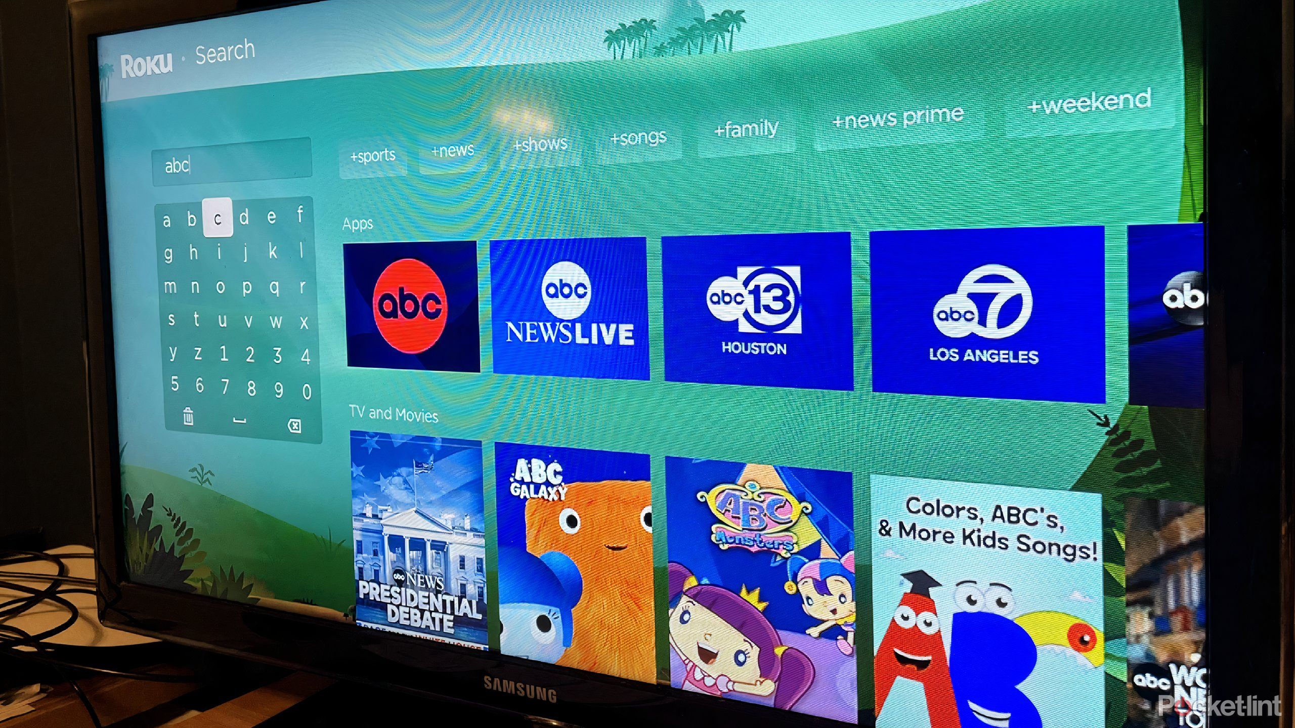 کانال های abc در Roku
