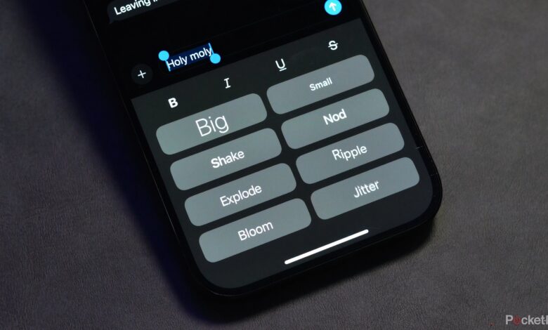 نحوه استفاده از جلوه های متنی iOS 18 در Messages
