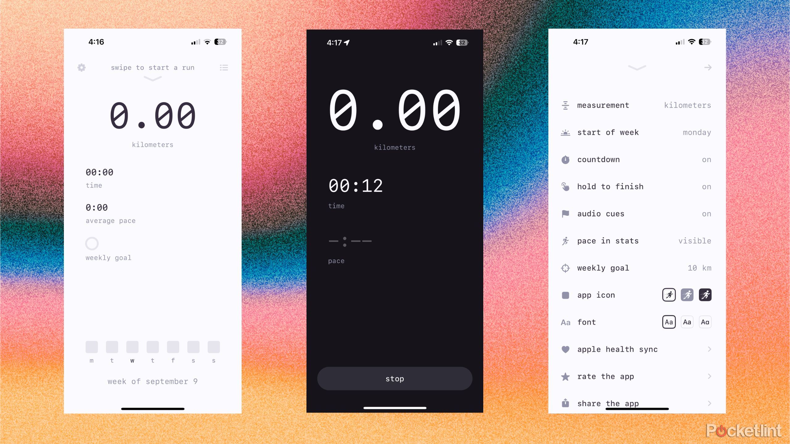 اسکرین شات های Miles Running Tracker