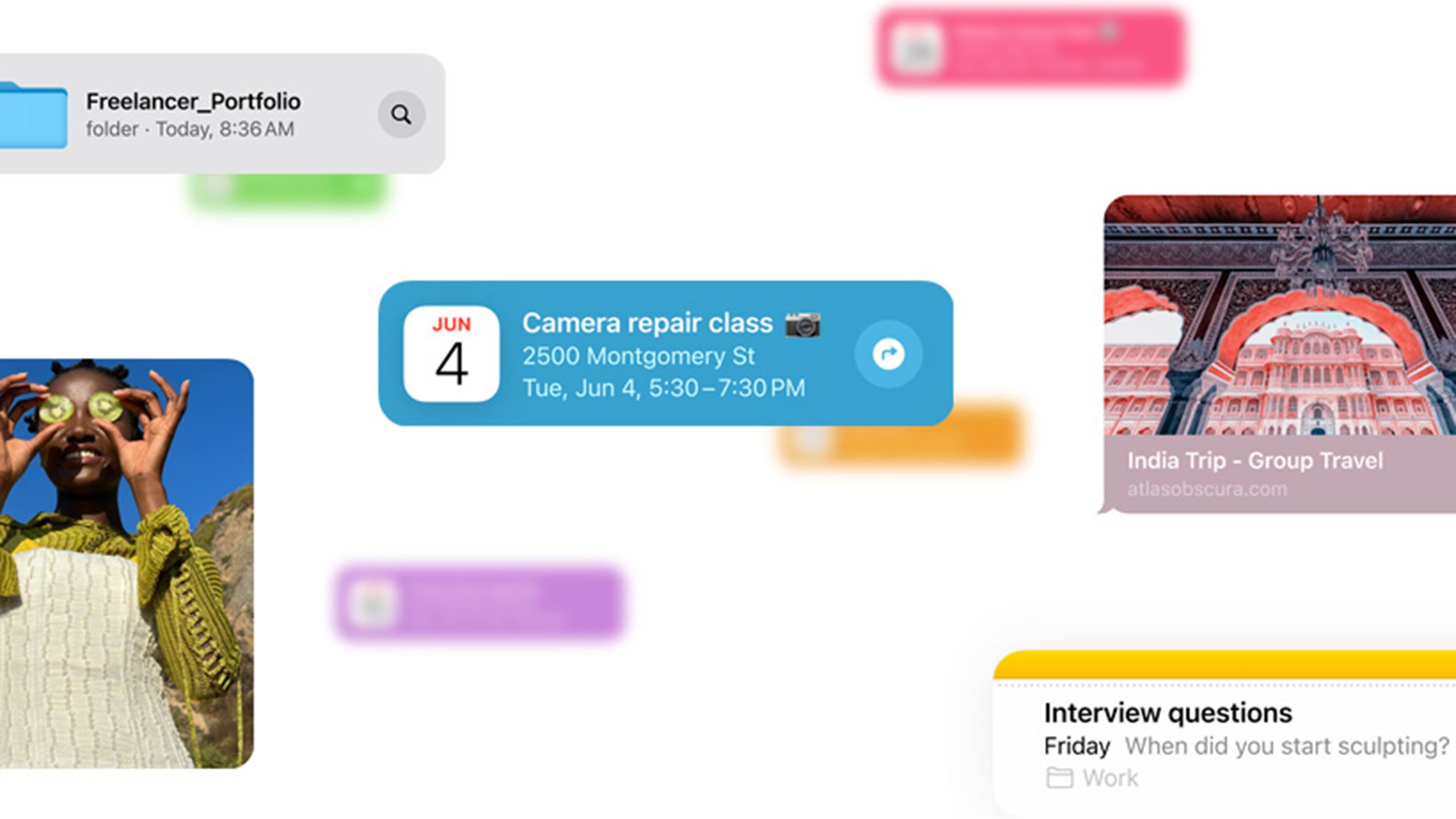 زمینه شخصی در سیری در هوش اپل در آیفون