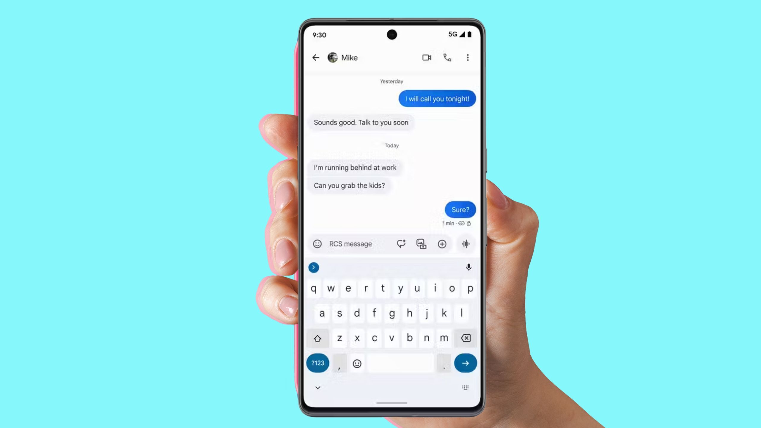 متون RCS را در پیام‌های Android ویرایش کنید