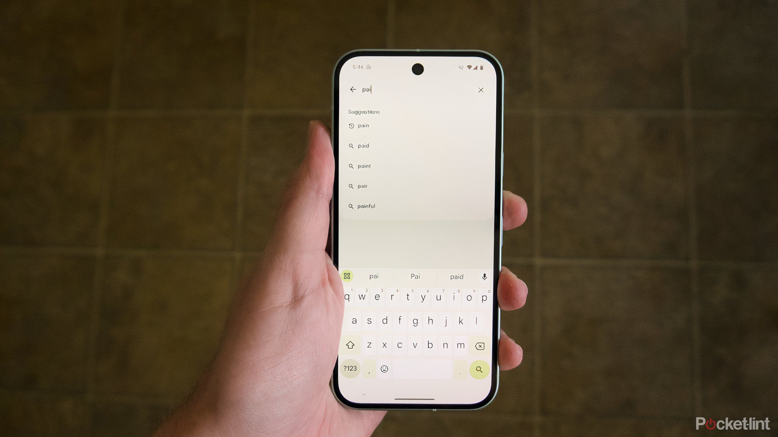 جستجوی برنامه Recorder در Pixel 9 باز می شود.