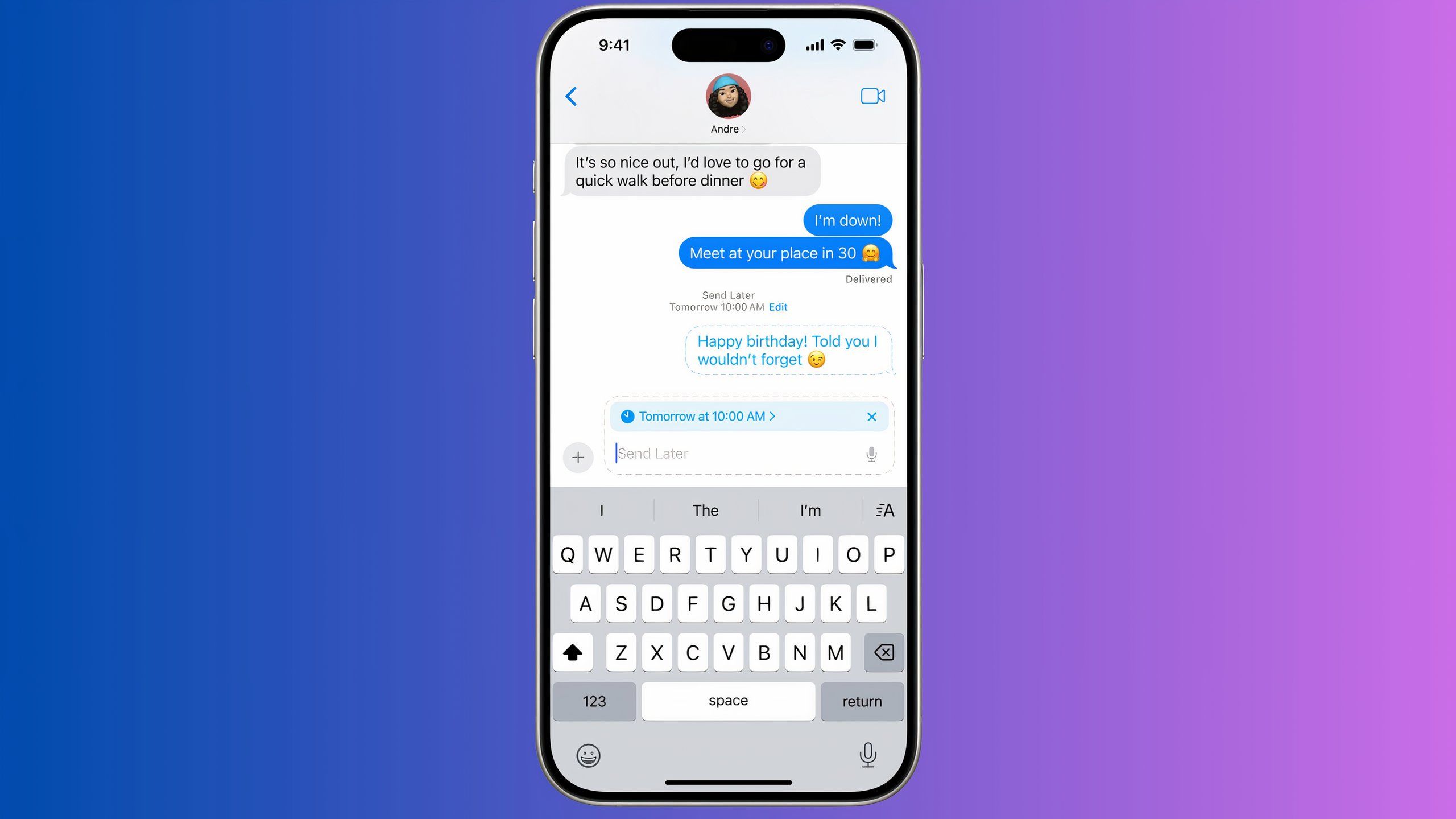ارسال را برنامه ریزی کنید
