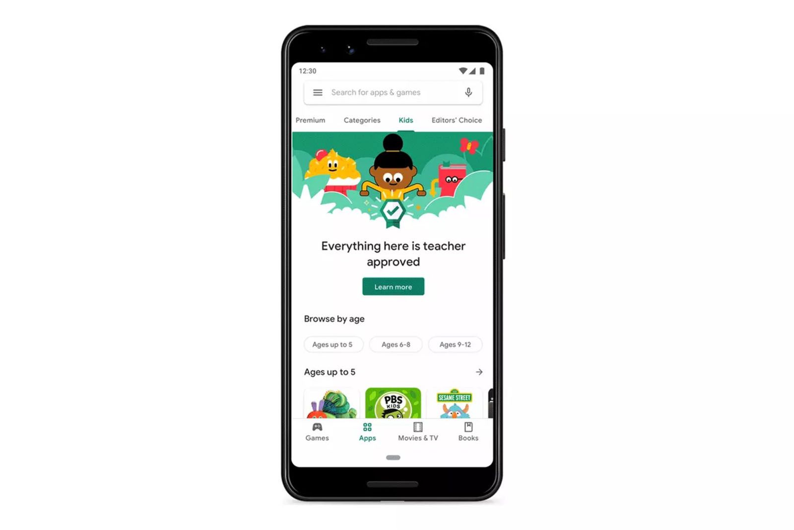 نحوه پیدا کردن برنامههای مورد تأیید معلم برای کودکان در Google Play Store image 1