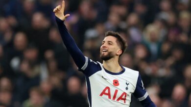 رودریگو بنتانکور بازیکن تاتنهام به دلیل توهین نژادپرستانه به هم تیمی خود، سون هیونگ مین، هفت بازی محروم شد | اخبار فوتبال